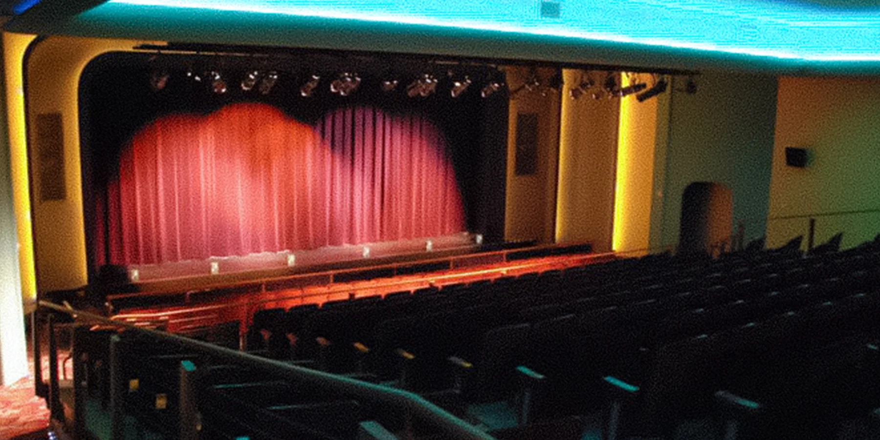 Uptown Theater Grand Prairie, Texas. Instal by Infinity Sound of Grand Prairie, Texas.