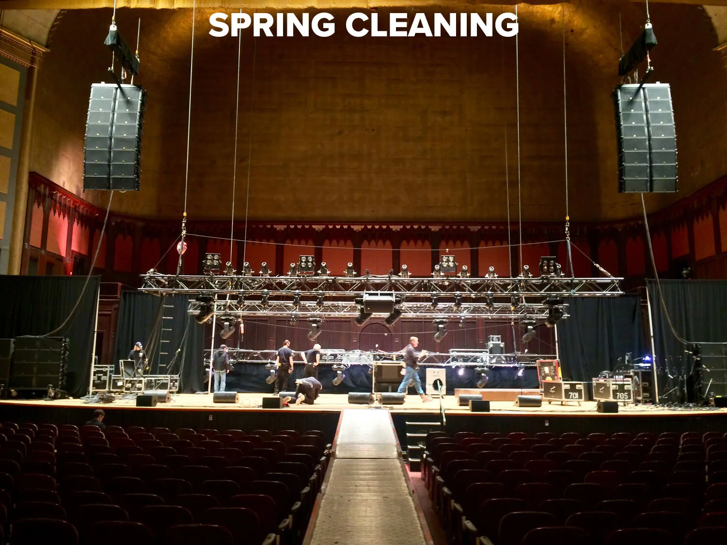 SPRING CLEANING Tips to keep your performance space running safely and smoothly.
