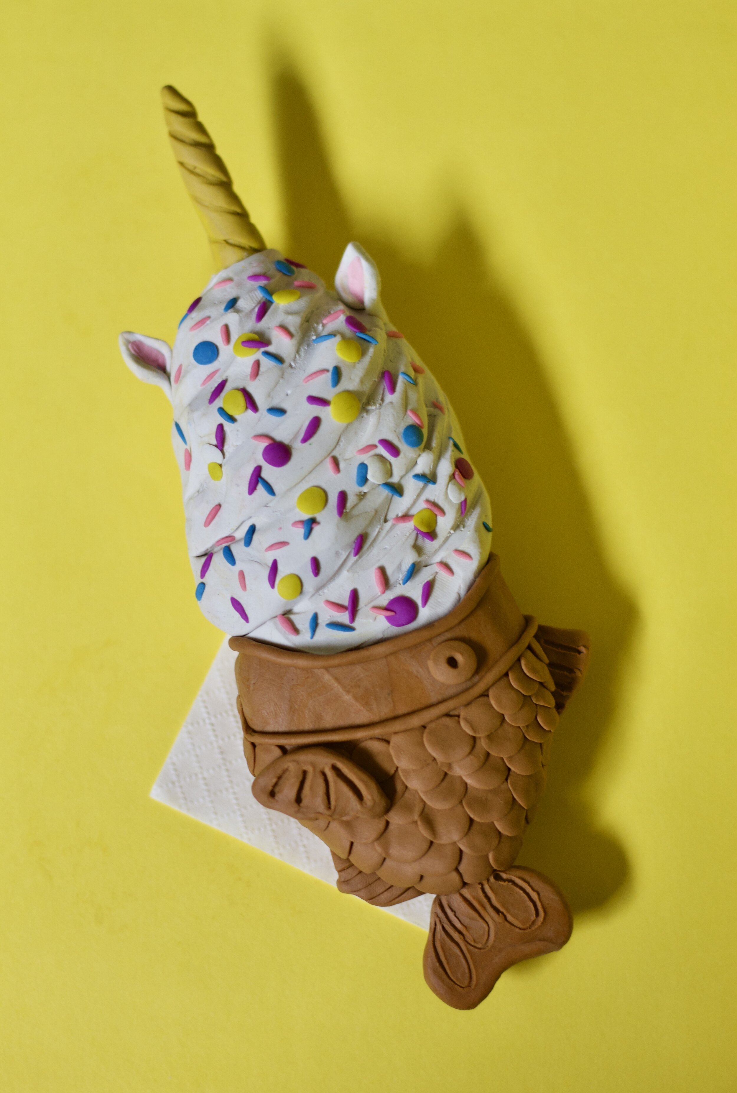 taiyaki nyc, unicorn cone