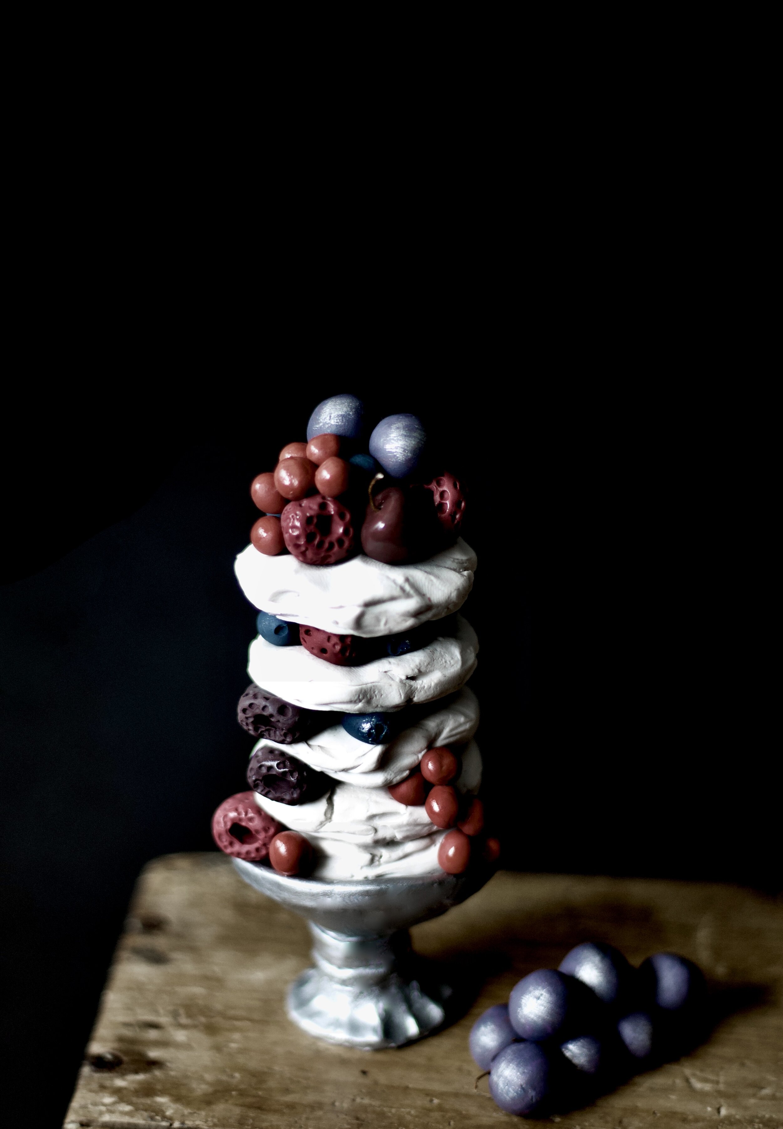 stems and forks, pavlova