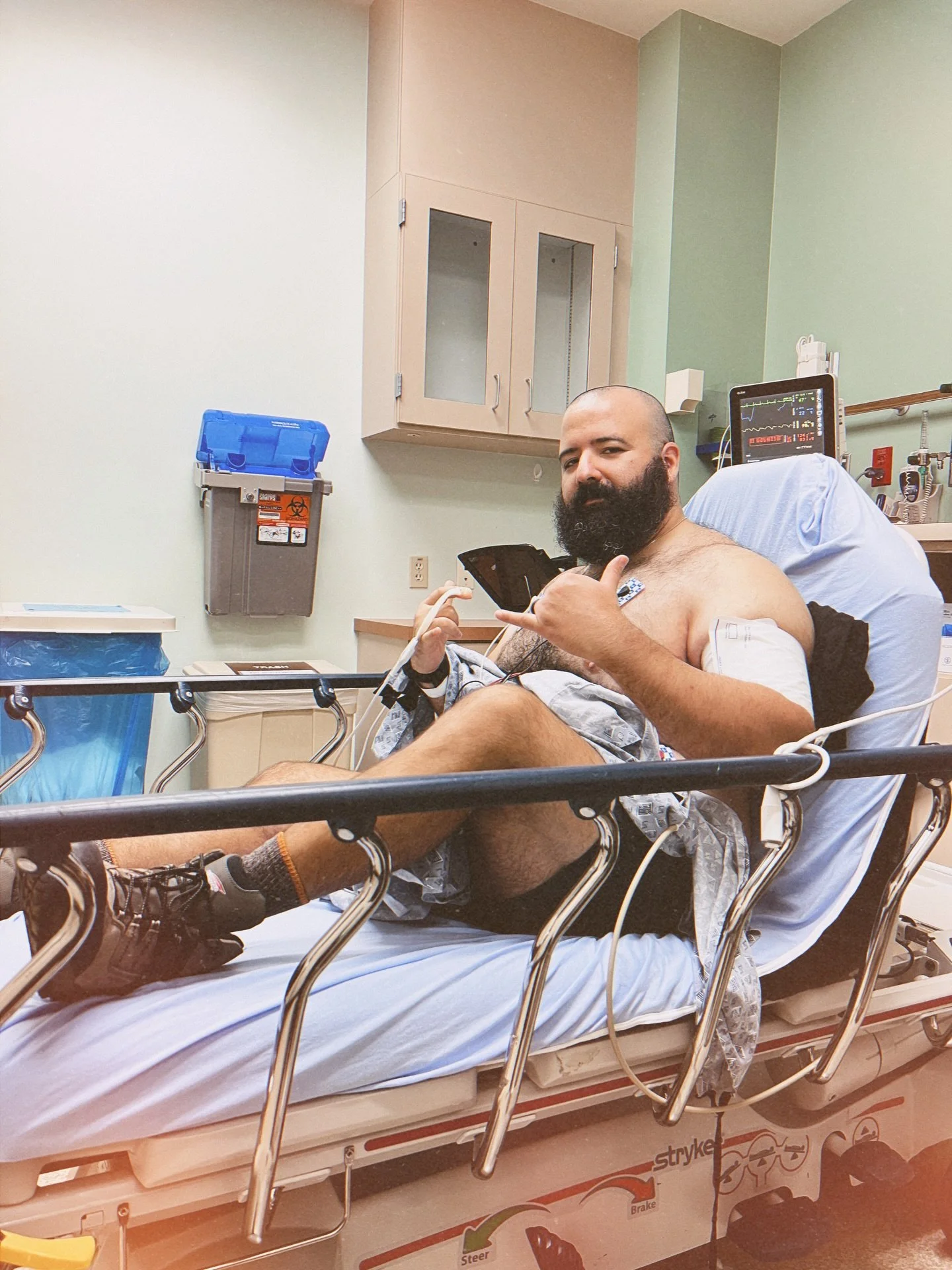 If I die, I&rsquo;ll die with my boots on like a fuckin&rsquo; man. #fuckCRPS