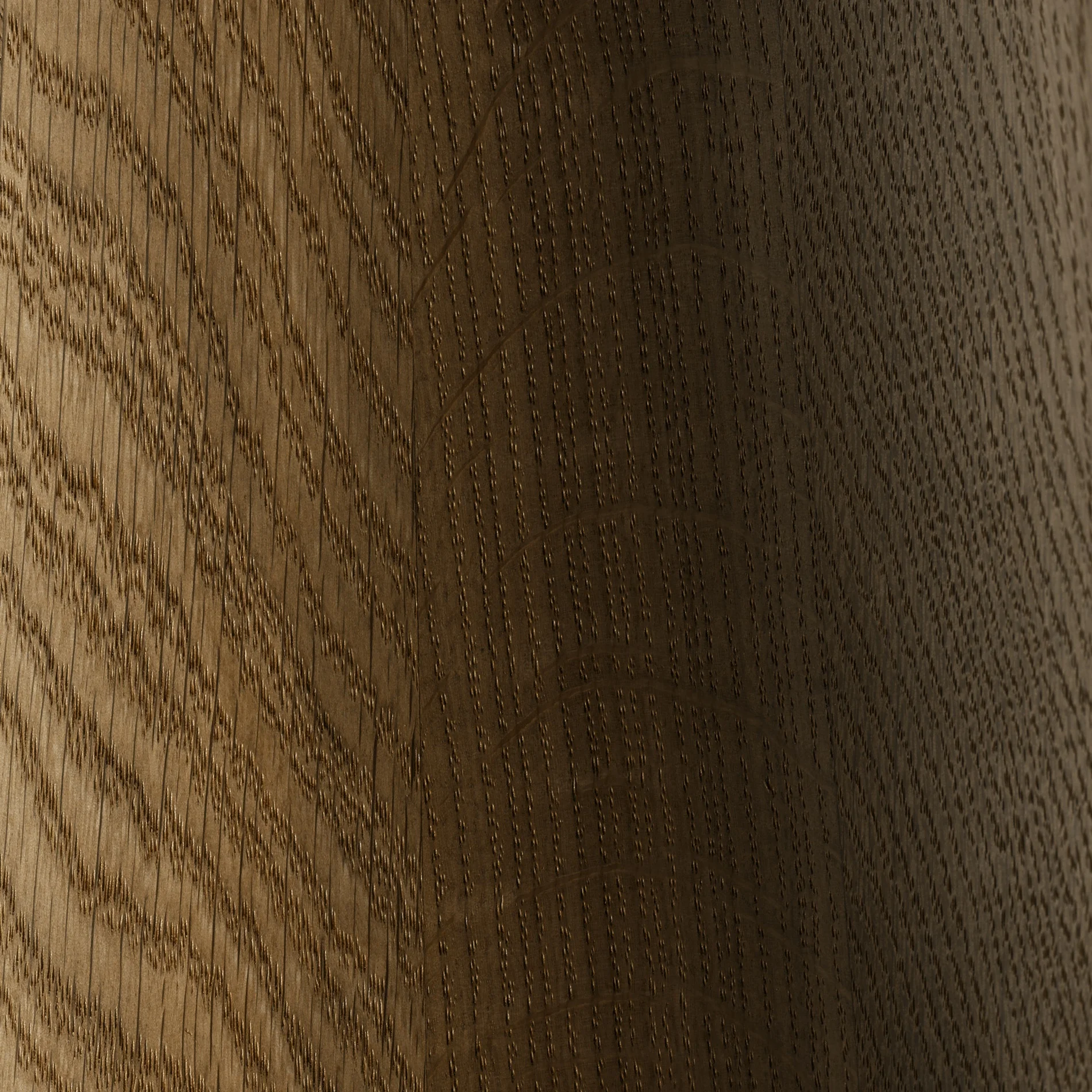 AGED OAK - Tinted and finished with a clear lacquer to a 10% sheen level..
