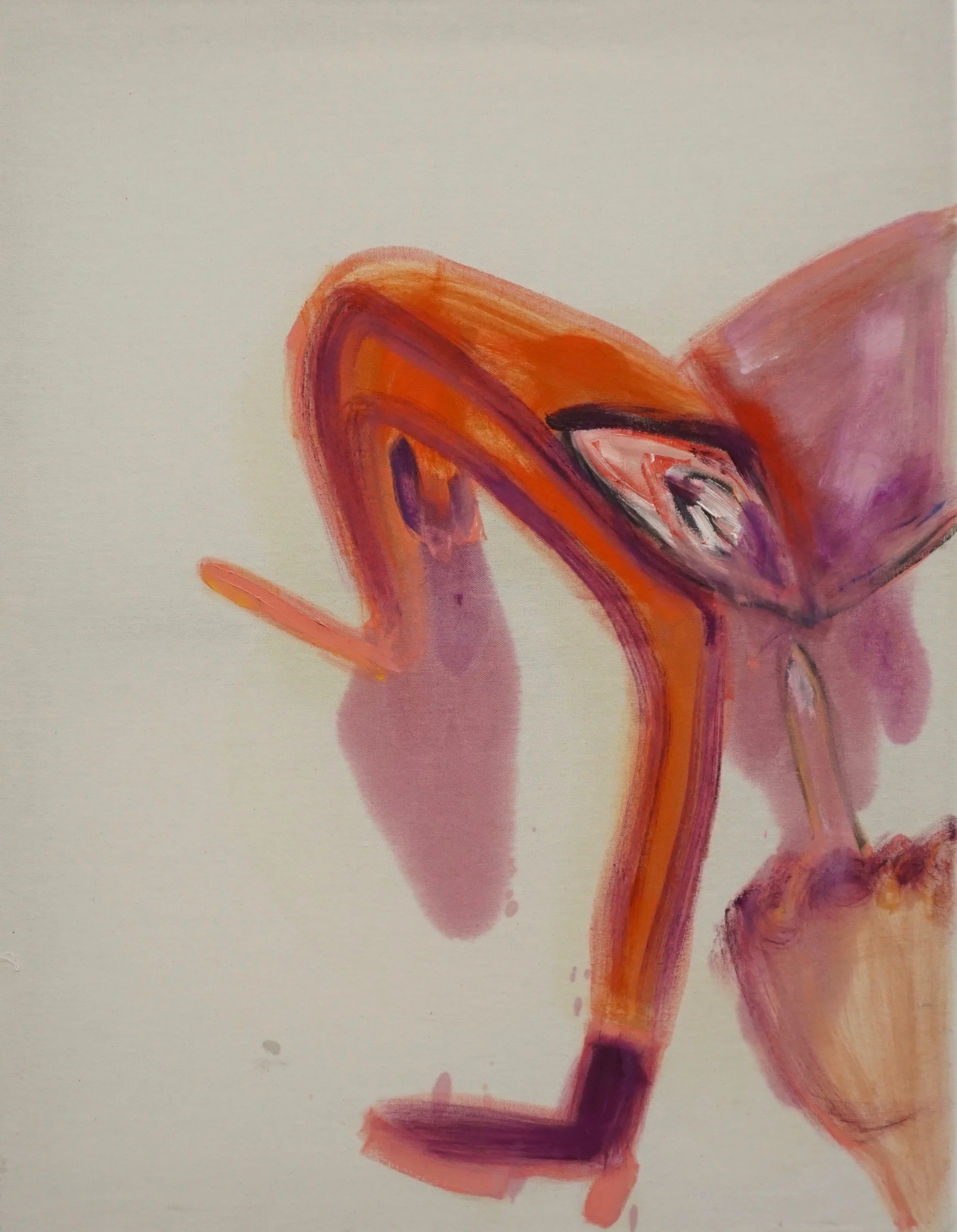 nach dorothy iannone, let me squeeze your fat cunt, 1970-1971, öl auf Leinwand, 58 x 75 cm