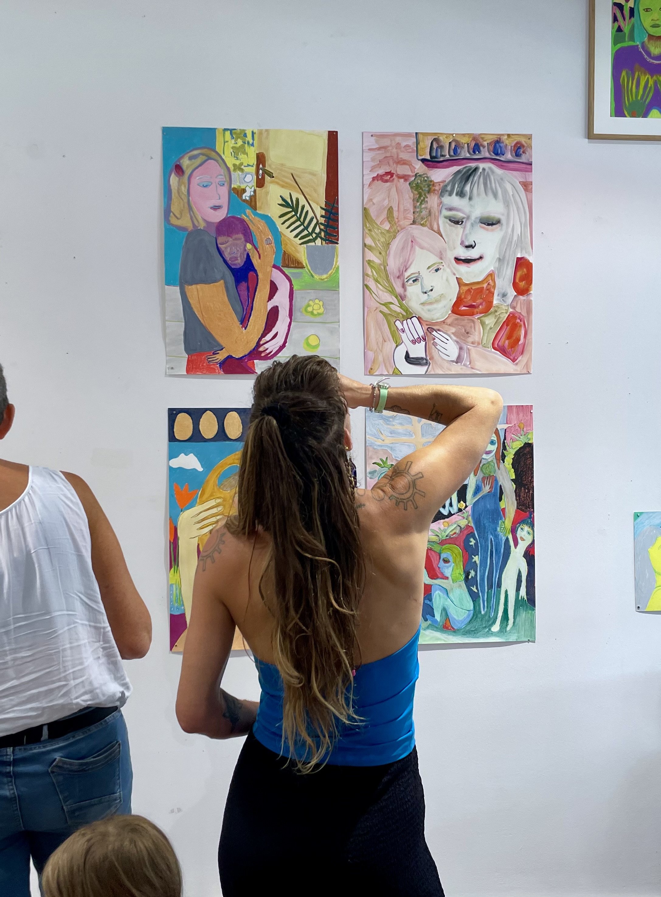 Ausstellungssituation in der Galerie Verité in Biel, September 2025