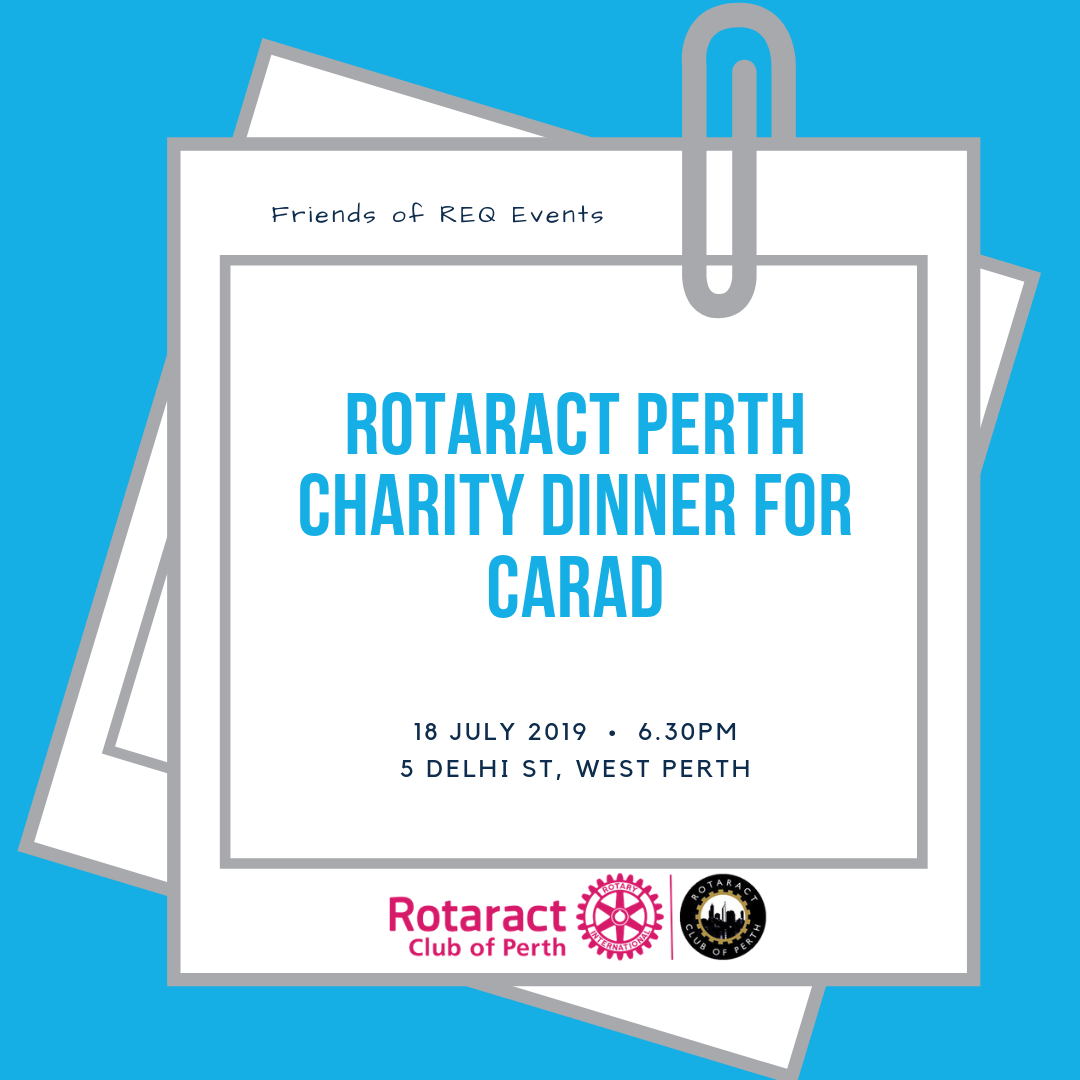 Charity Dinner for CARAD - hosted by Rotaract Perth