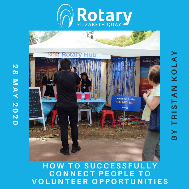 How to successfully connect people to volunteer opportunities