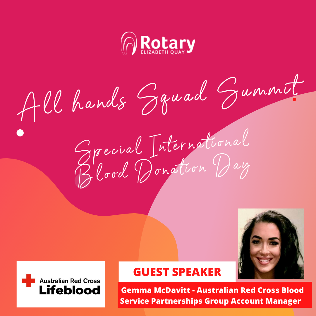 REQ All Hands Squad Summit - International Blood Donation Day