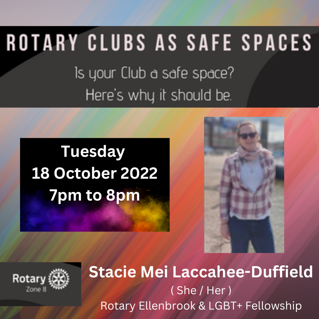 Rotary Clubs as Safe Spaces - Membership Voice line webinar