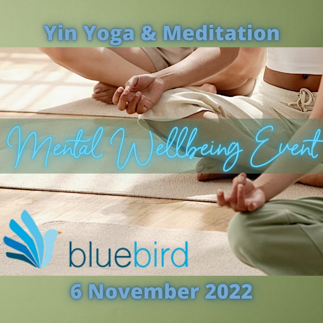 Yin Yoga &amp; Meditation Mental Wellbeing Event with Bluebird