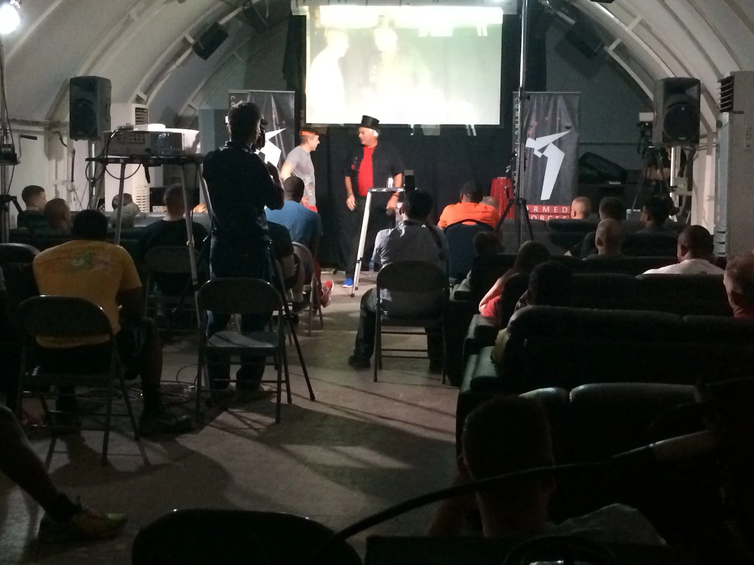 Show Day on a Military Base Overseas