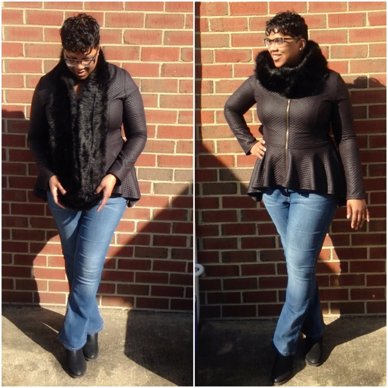 My Style-Peplum and Faux