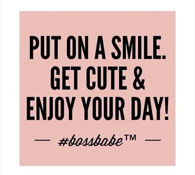 ITS WEDNESDAY| Put on a smile, get cute, and enjoy your day!
#letsgetit #letsdothis #yougotthis #bossbabe #letsgo #smile #getcute #enjoyyourday