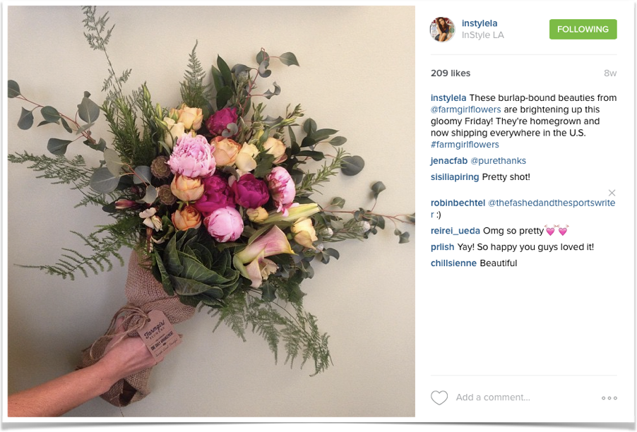 Farm Girl Flowers — The Loft Entertainment