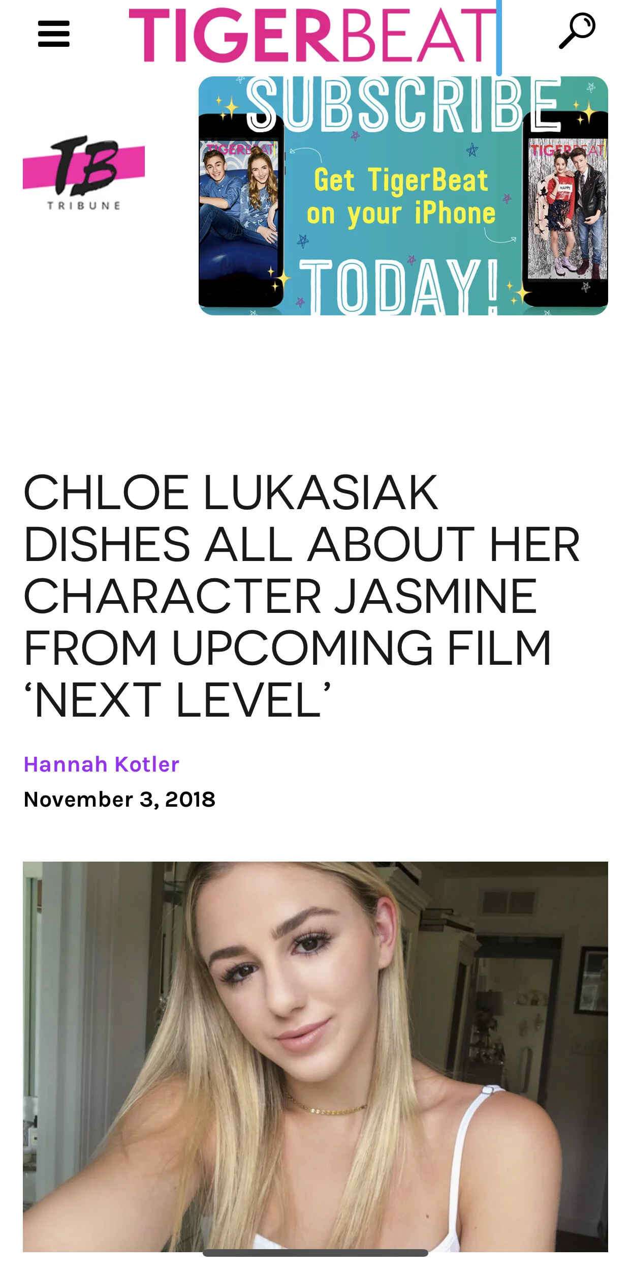 TigerBeat.11.3.ChloeLukasiak:NextLevel.jpg