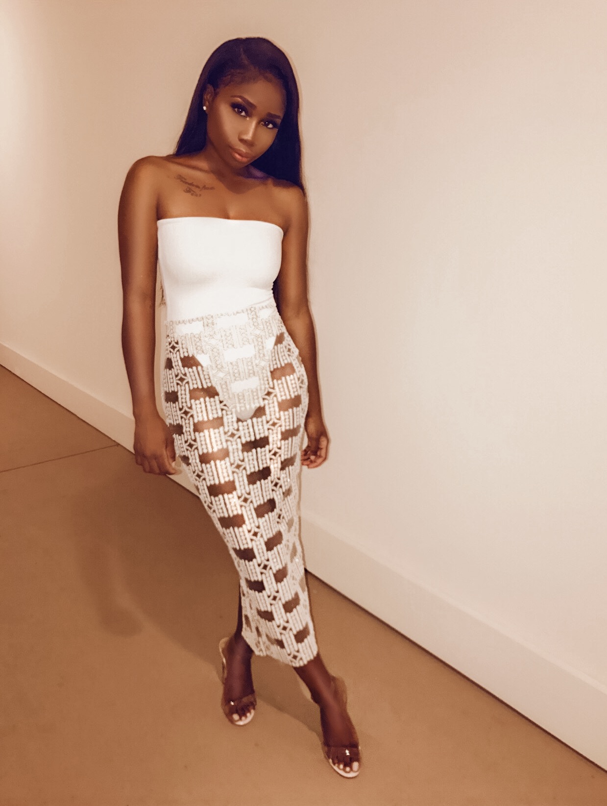 CheyenneKimora White set, 2017.