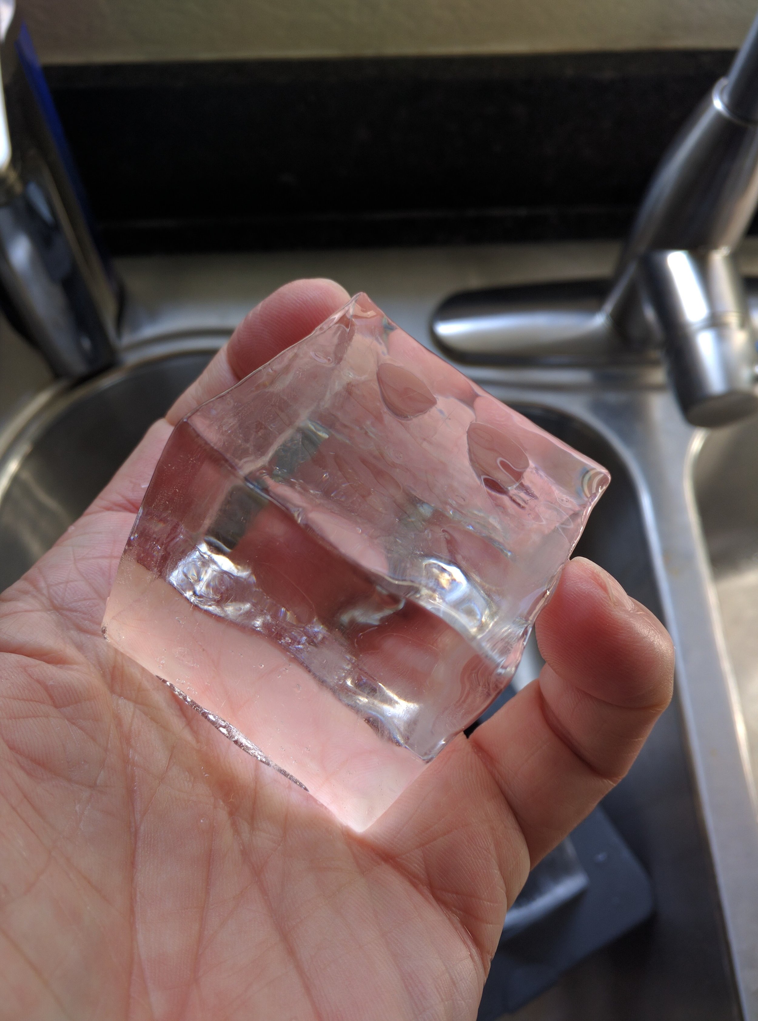 True Cubes Clear Ice Cube Maker, Clear Ice Mold - 4 Large Clear Ice Cubes  for Cocktails