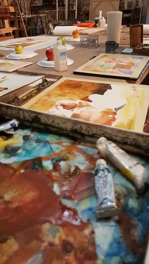 Studio Landscape Painting