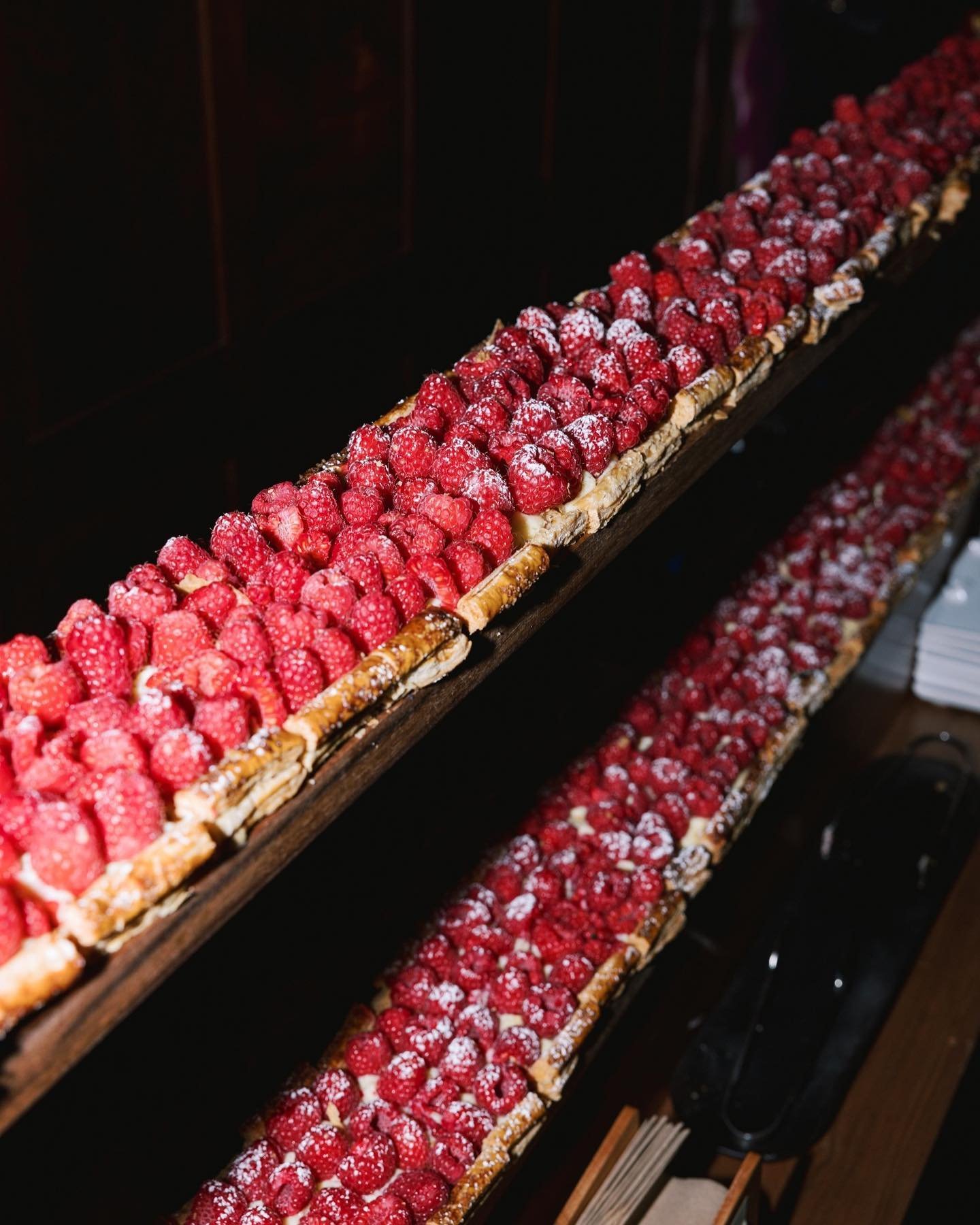 In our vast collection of design, we couldn&rsquo;t find a single tray or pop-up that would be able to carry this party favorite in the sheer quantities we had in mind.⁠ So, onto a interaction it goes!

Introducing our 6 {!!!} foot raspberry tart, pe