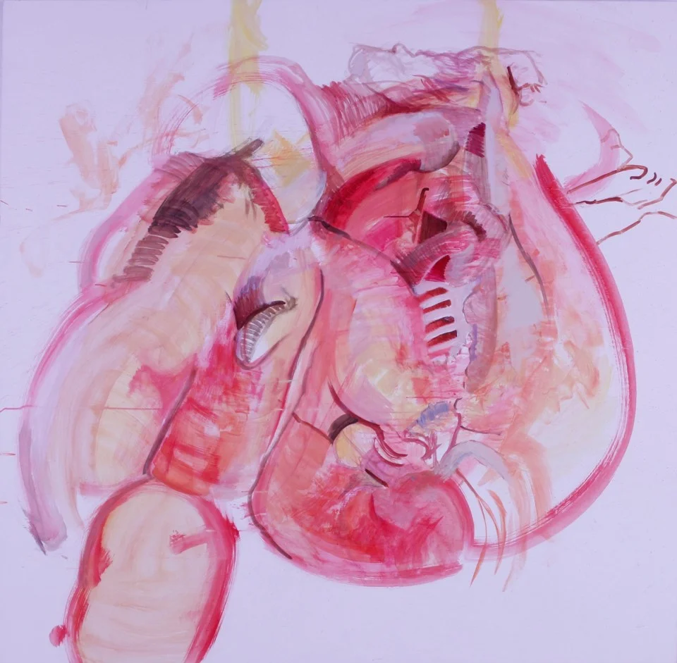 Hell, acrylic on canvas, 72" x 72", 2016