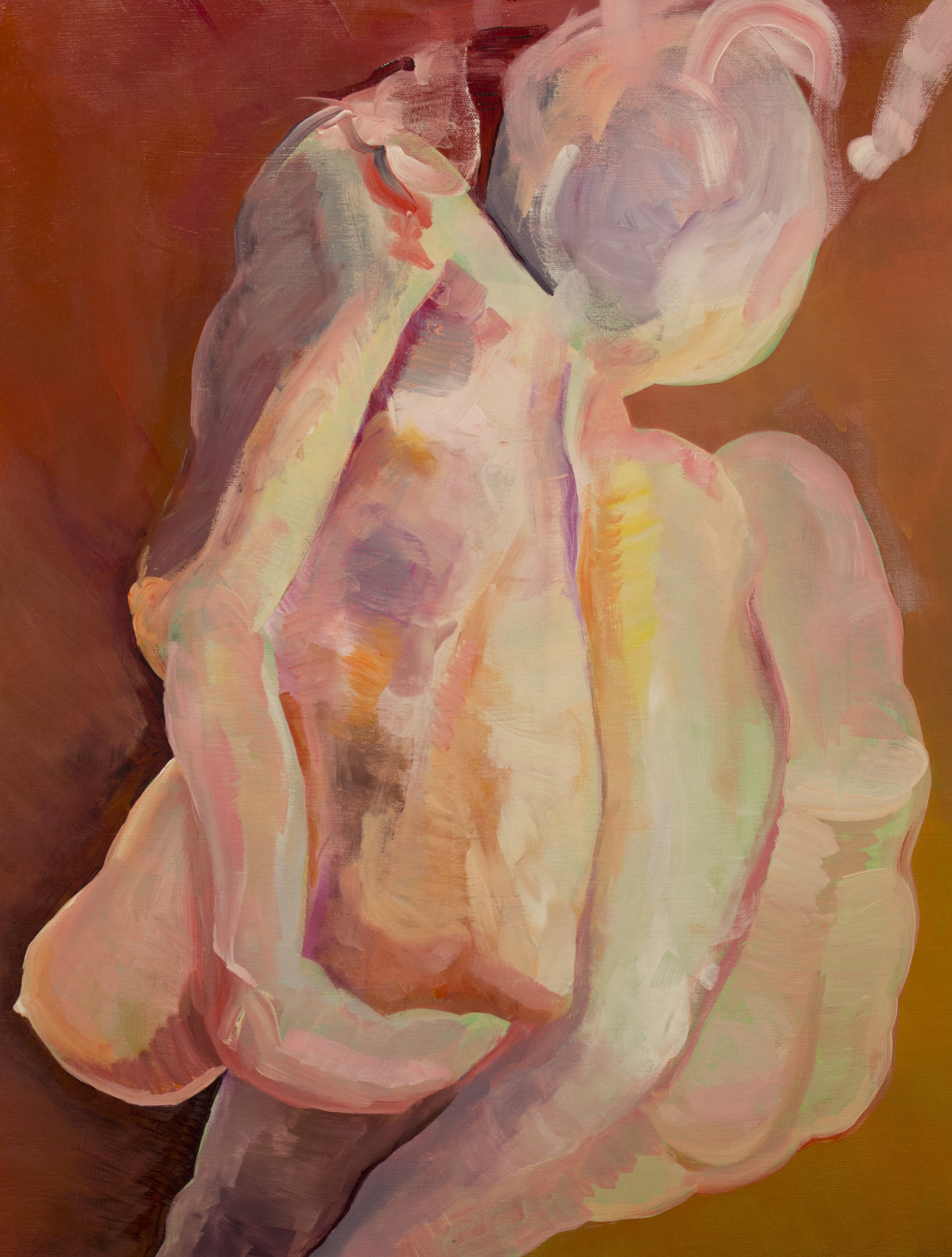   Abject Body,&nbsp; acrylic on canvas, 24" x 18", 2016 