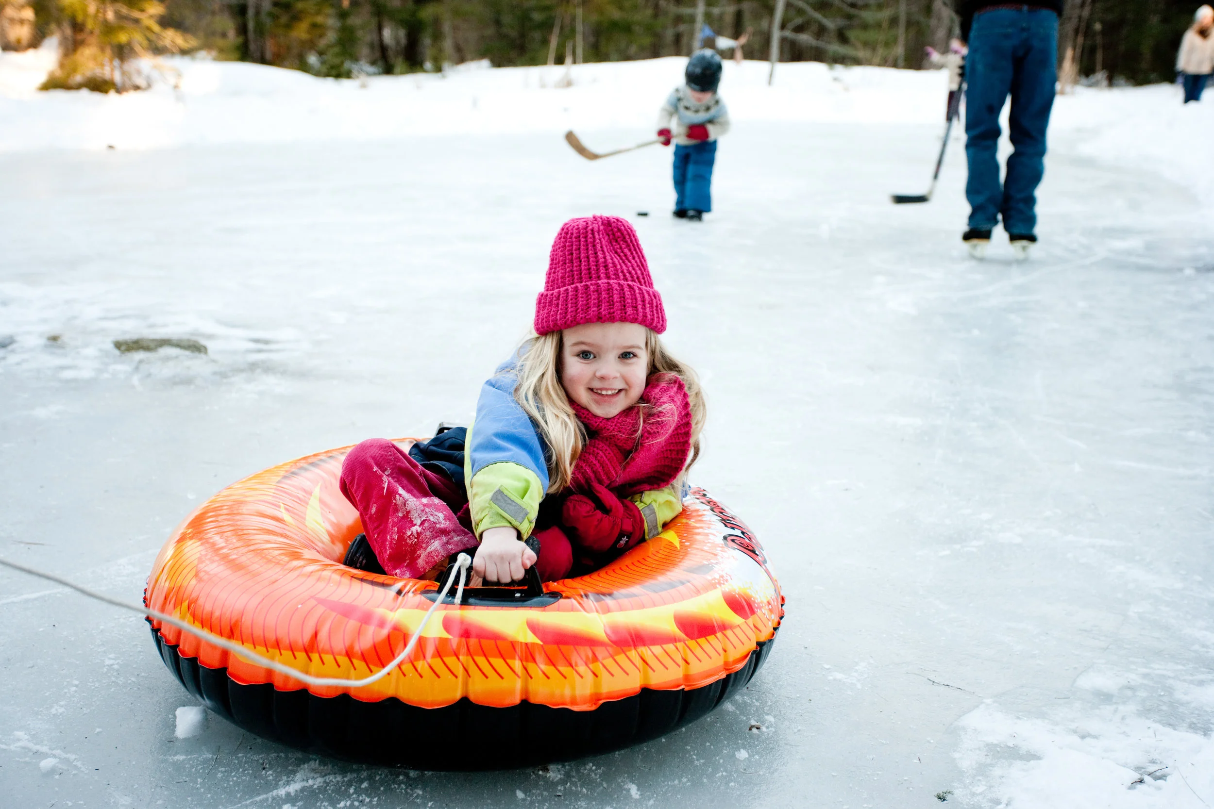 <b>ICE SKATING & SLEDDING</b><br>Martin Family