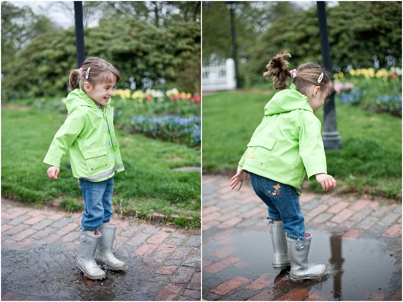 Springtime in Maine - Birthday Parties & Puddle Jumping