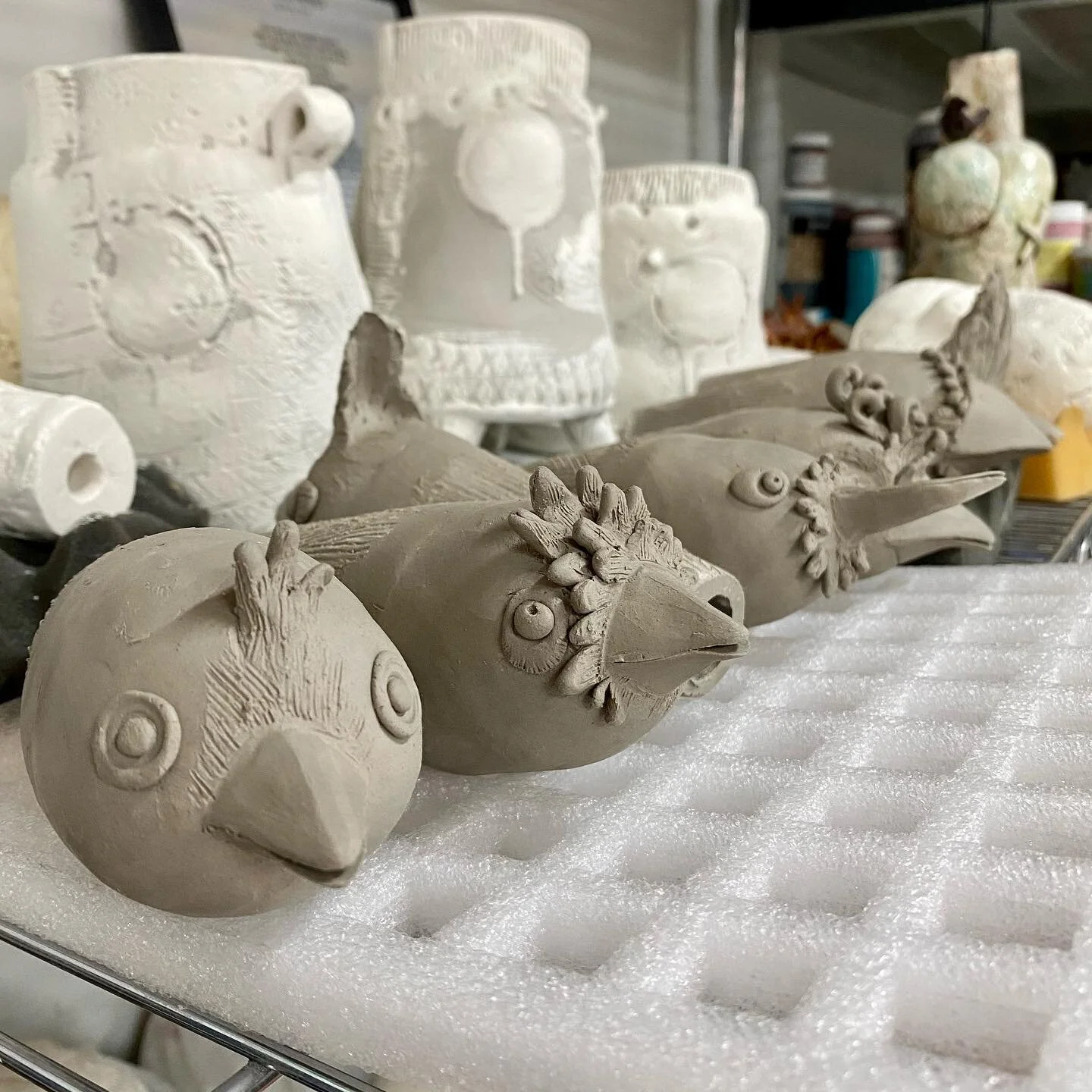 Word on the street and in the studio is that this commission is about done! Little dryin time, some color and off to Dallas! You&rsquo;ll hear more about these when done !