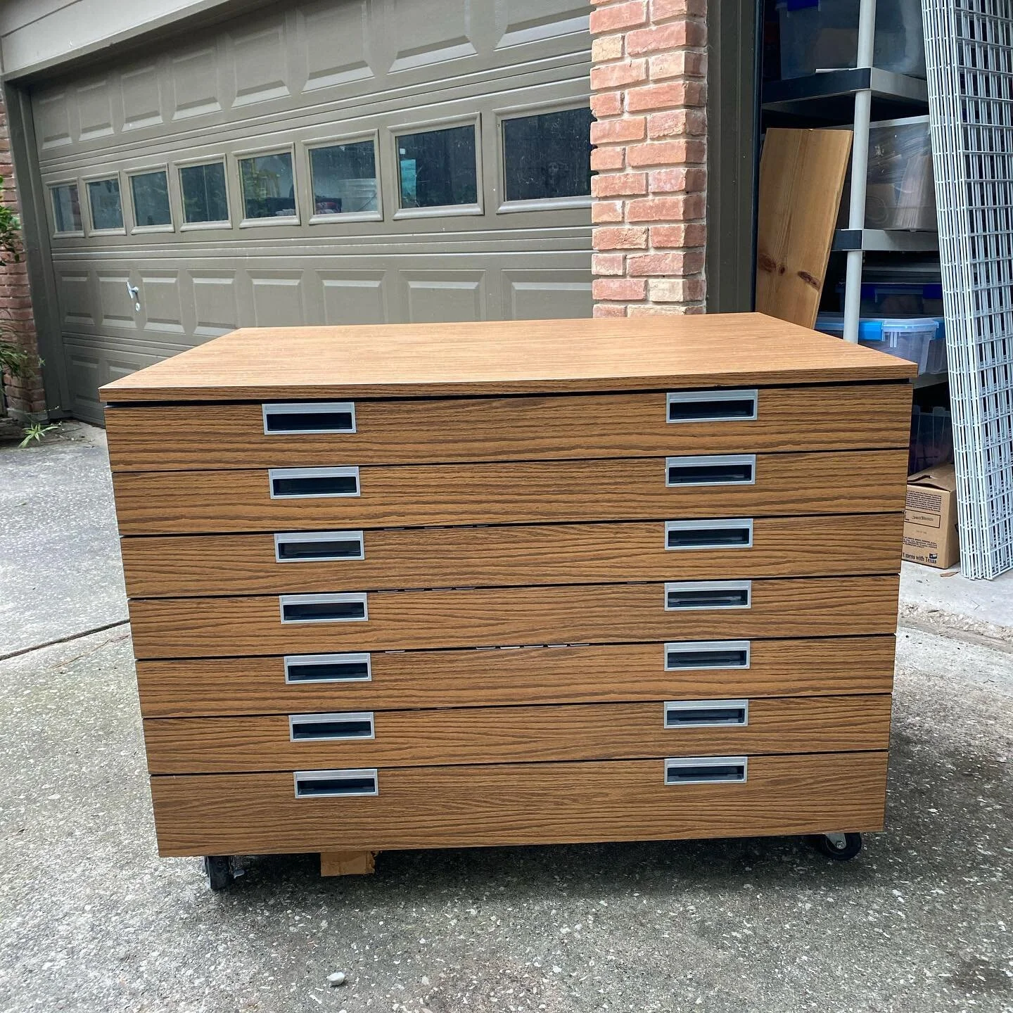 Selling this! 48 x 36 x 36 - it&rsquo;s a big sturdy mama on casters! I suppose the casters would come off if one wanted that. Pick up in Spring Tx. $650 OBO 😃 And now back to Clay...