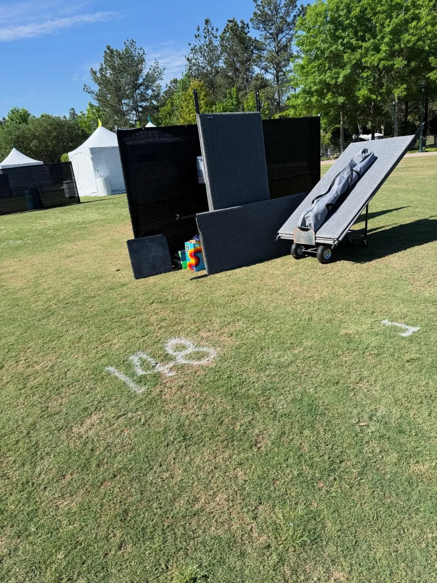 Set up day at #wwaf The Woodlands Waterway Art Festival is this weekend! Fri- Sunday Get tickets online for a savings! Link in bio.