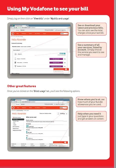 Digital Self-Service - Vodafone UK