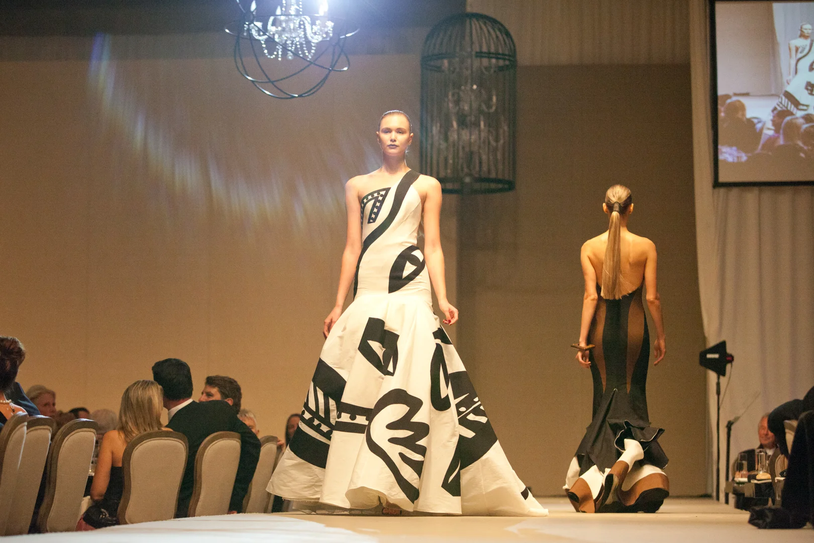 Models walk down runway for Dream Foundation