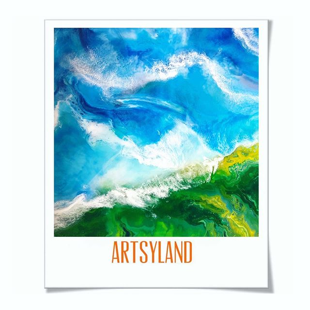 &lsquo;Ocean waves&rsquo; artwork brings endless summer into your home☀️🌊 by @artsyland_amsterdam ✅new artworks/✅commissions👉DM, email
✅free delivery worldwide #artsyland_amsterdam#fluidart#fluidpainting#flowart#fluidacrylics#liquidart#fluidartist#