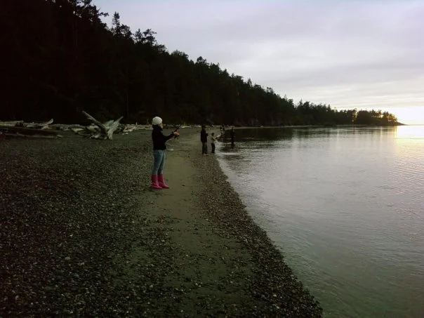 Fishing on my home island.
