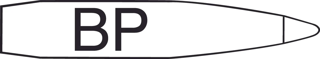 Metal engraving logo for Brendan Poston, USMC gunsmith.