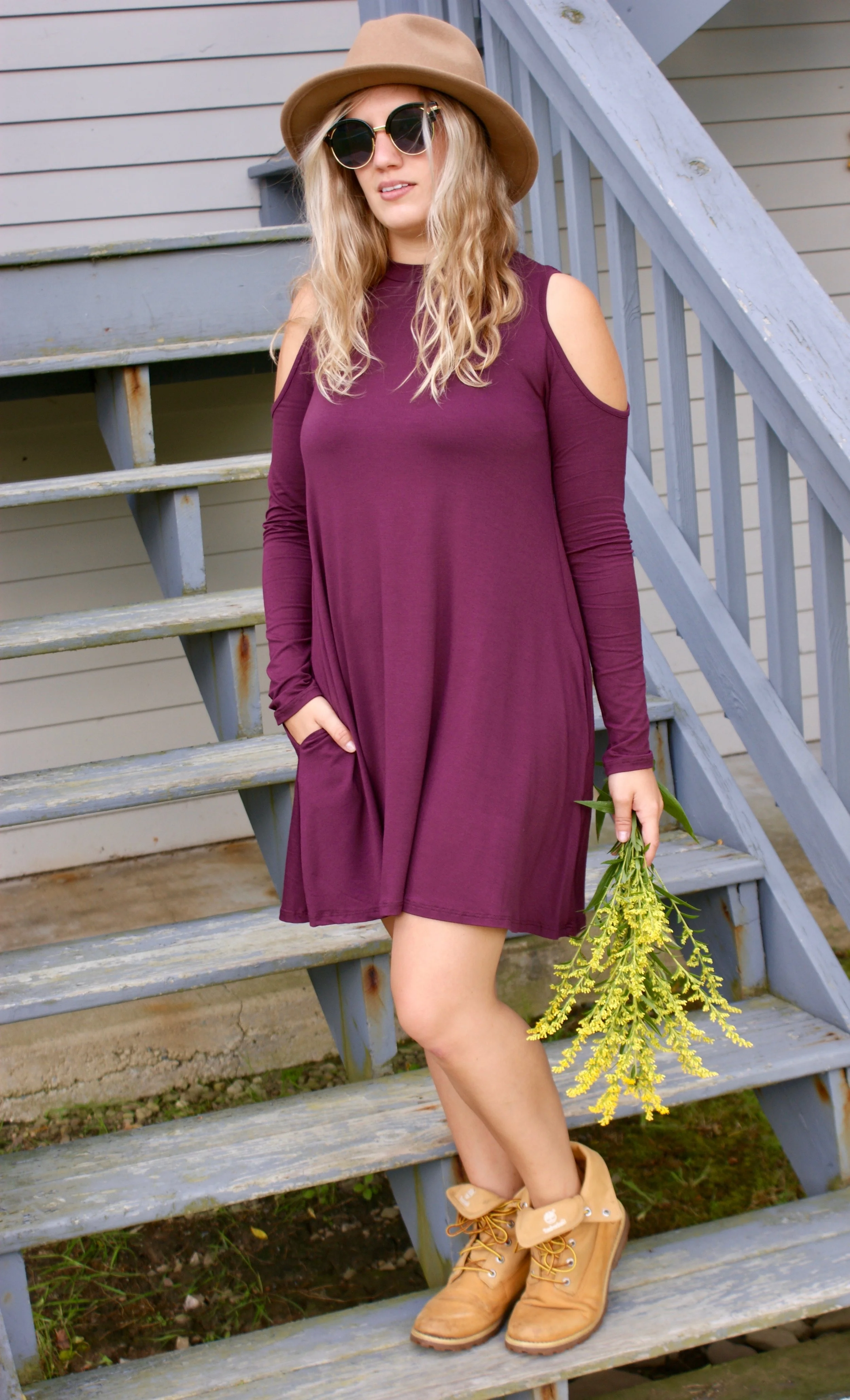 Cold Shoulder Dress