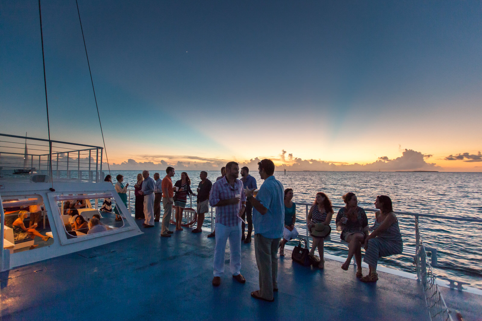 Key West Wedding Welcome Sunset Sail