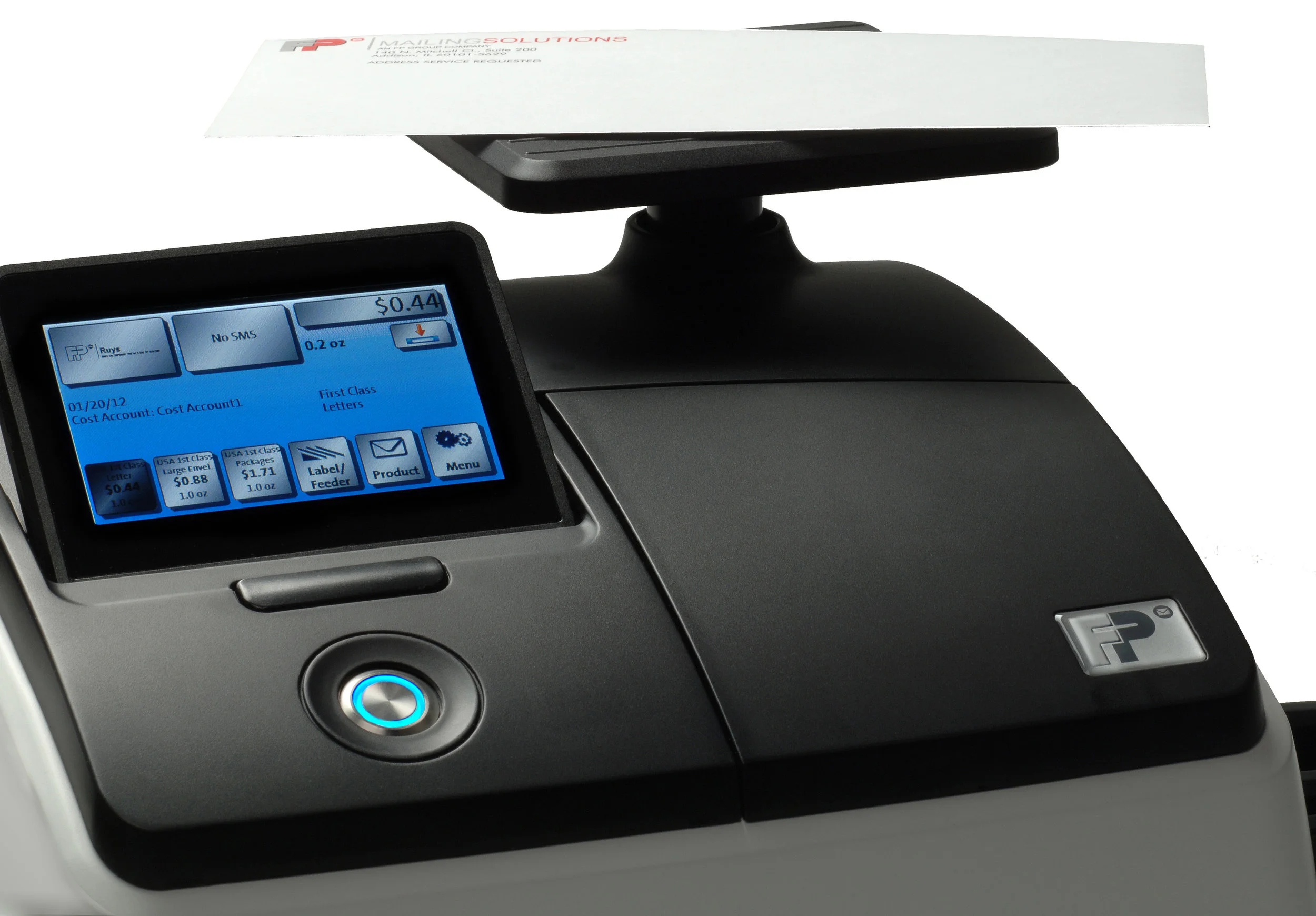 Color touch screen & integrated 10lb scale