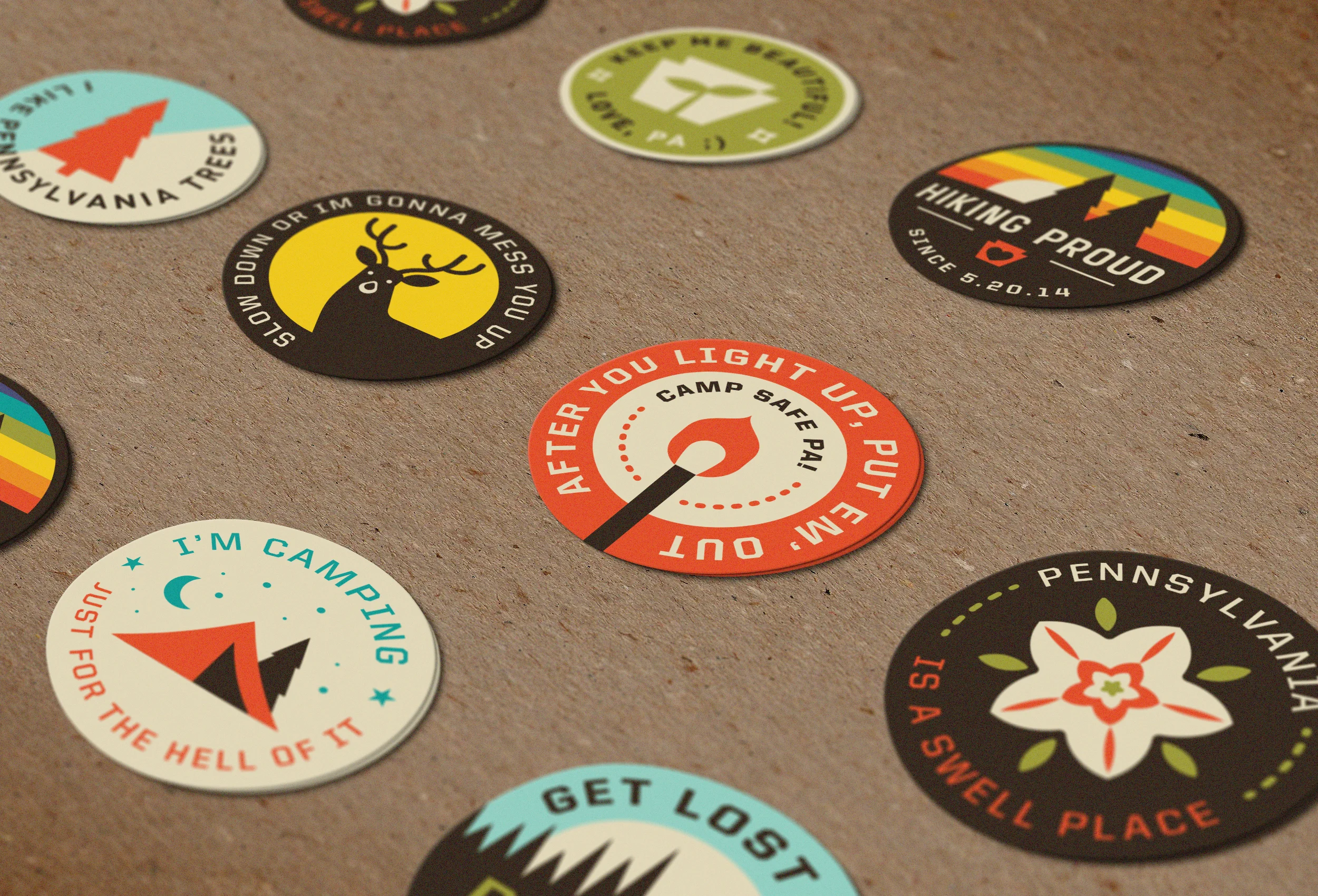 Pennsylvania Sticker Set #1