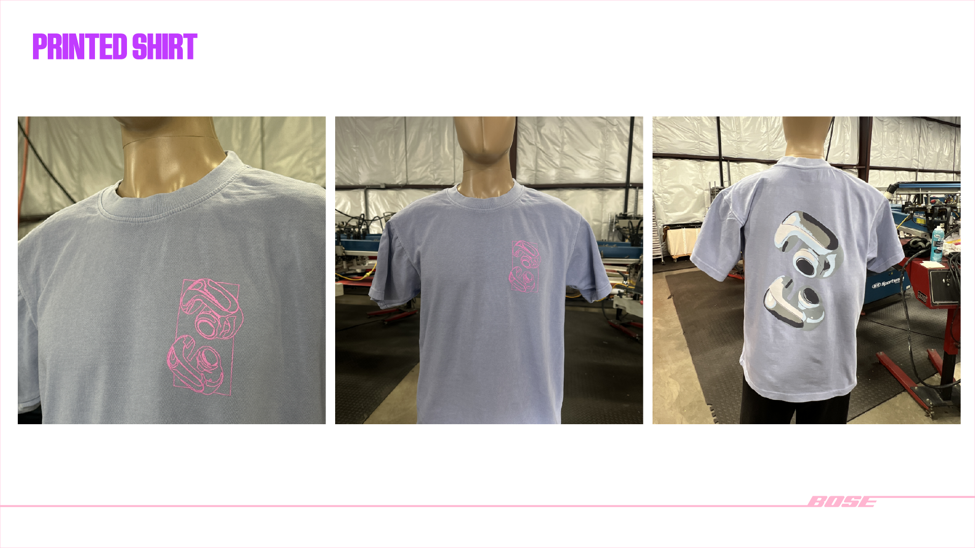  Screen printed in real life. 