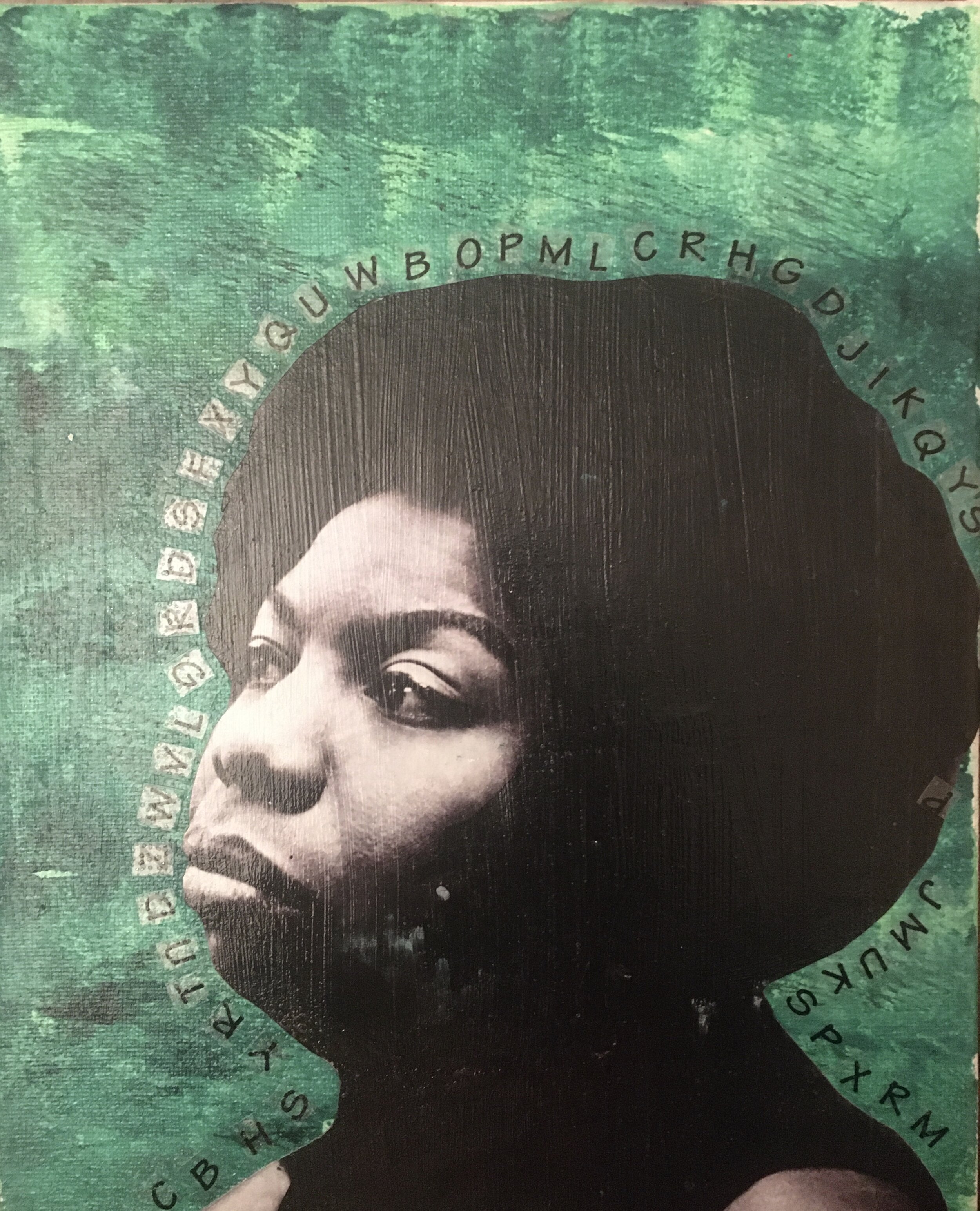 No Fear (Miss Nina Simone) by Talea Barker $40