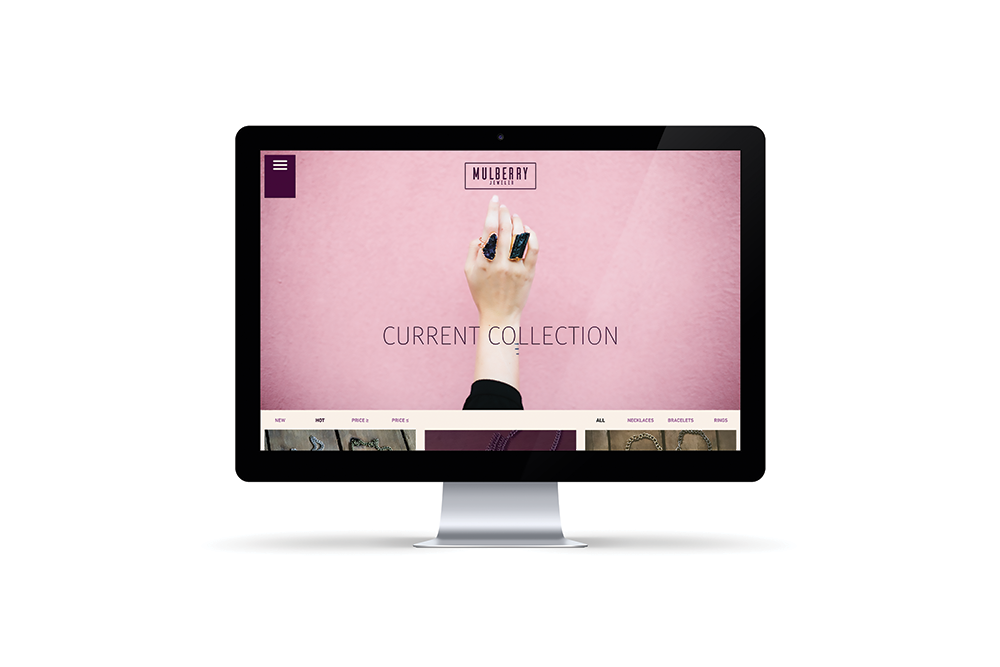 The website continued the visual system bringing energy into Mulberry’s web presence. Since this small slow-fashion label is locally run and sourced, it needed a strong user-centered web design that also combines modern elegance with an old-world charm.