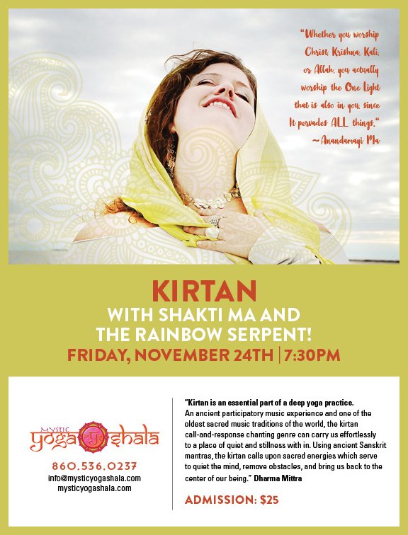 Kirtan with Shakti Ma and The Rainbow Serpents