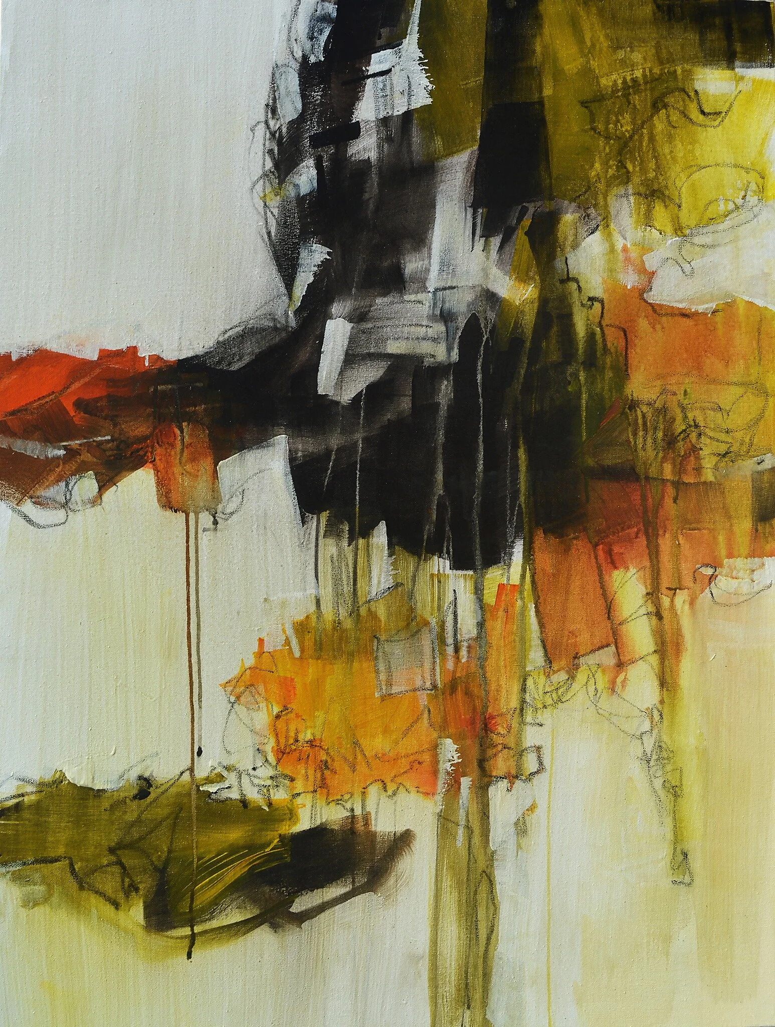  40” x 30”, Oil on Canvas  Available  