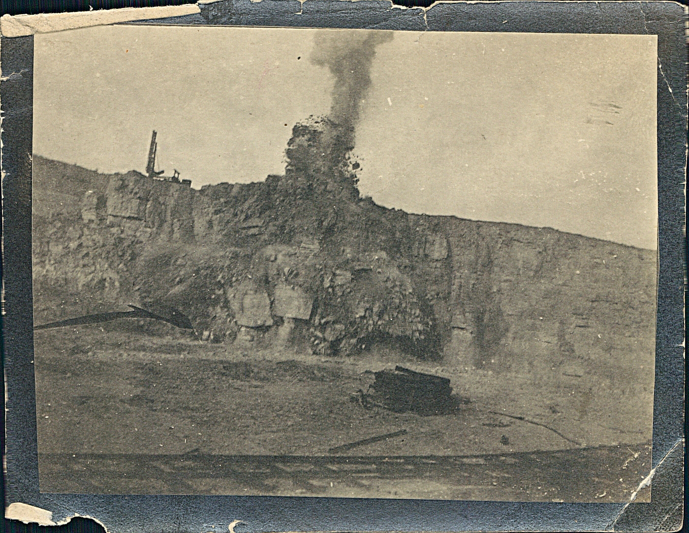 Quarry blast