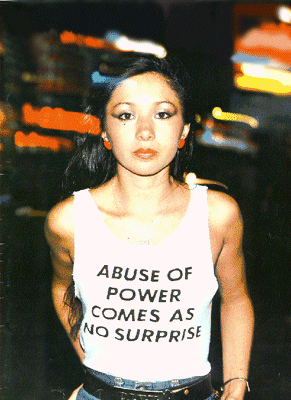 Jenny Holzer x Virgil Abloh "Abuse of Power Comes As No Surprise" T-Shirts For Planned Parenthood Los Angeles
