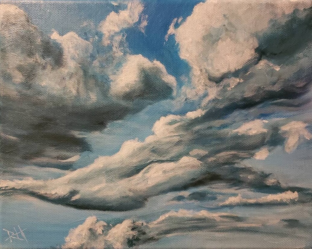 Head in the Clouds, 8"x10" (2018)