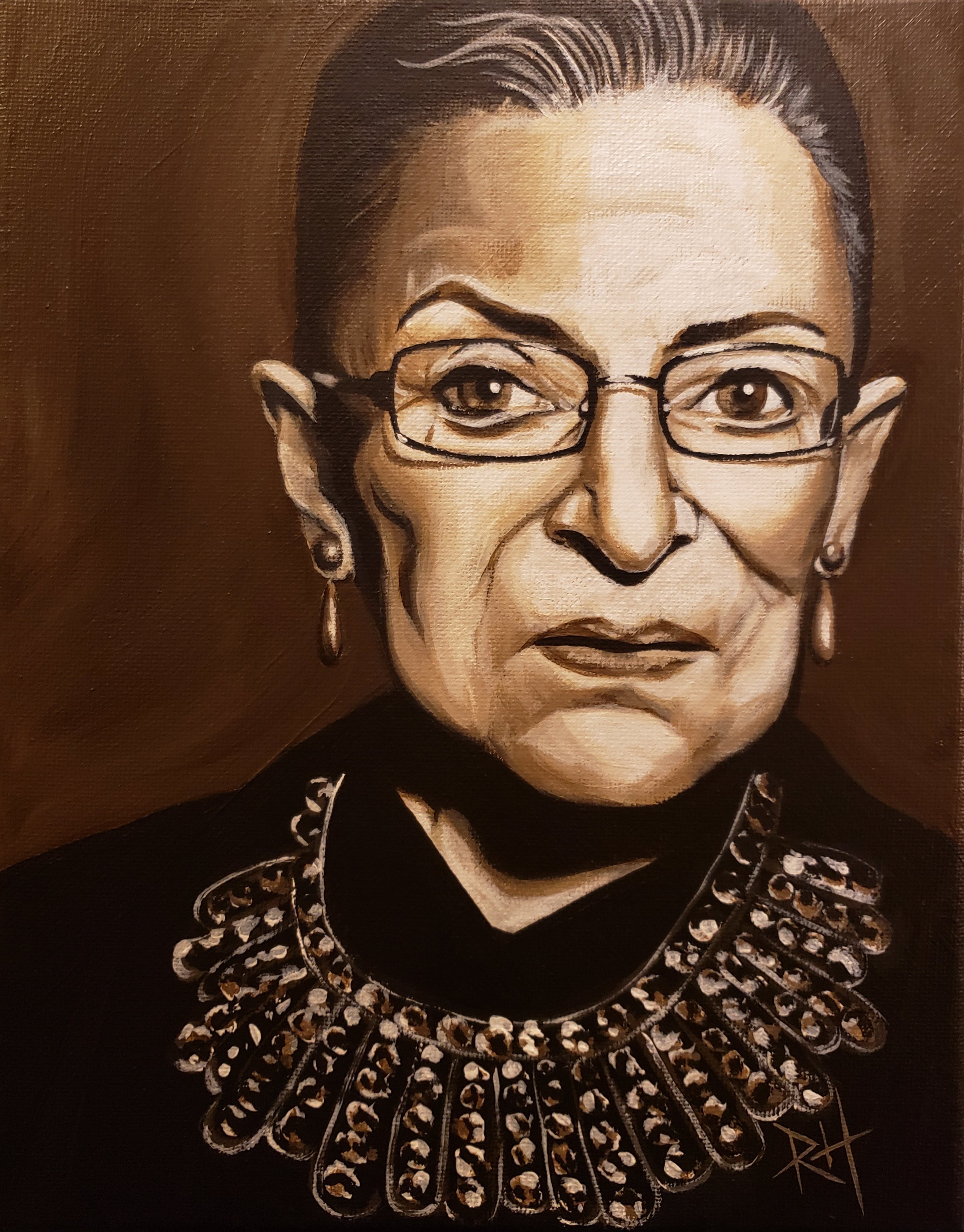 "Ruth Bader Ginsburg in Sepia"