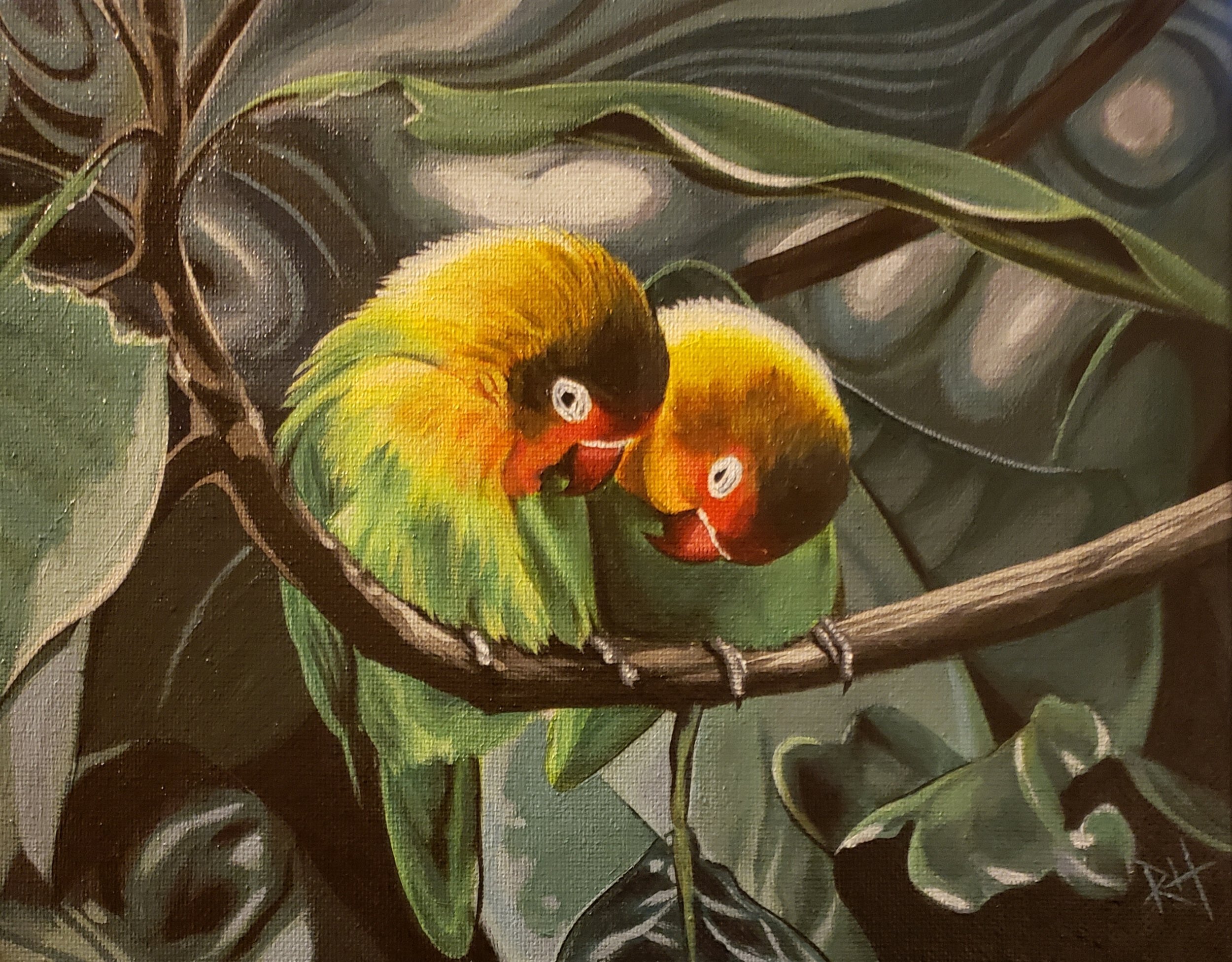 "Secret between Parrots"