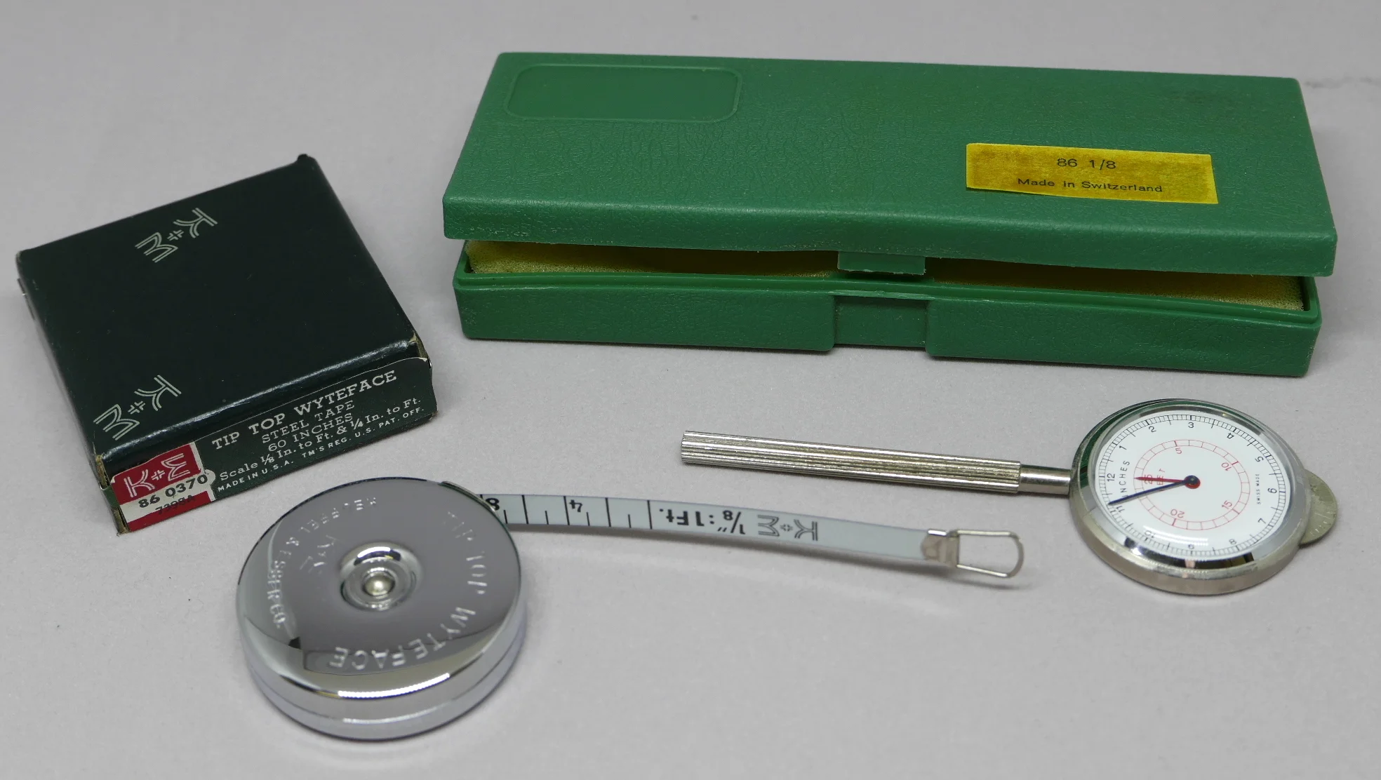 Keuffell & Esser Tape Measure and Swiss map measurer