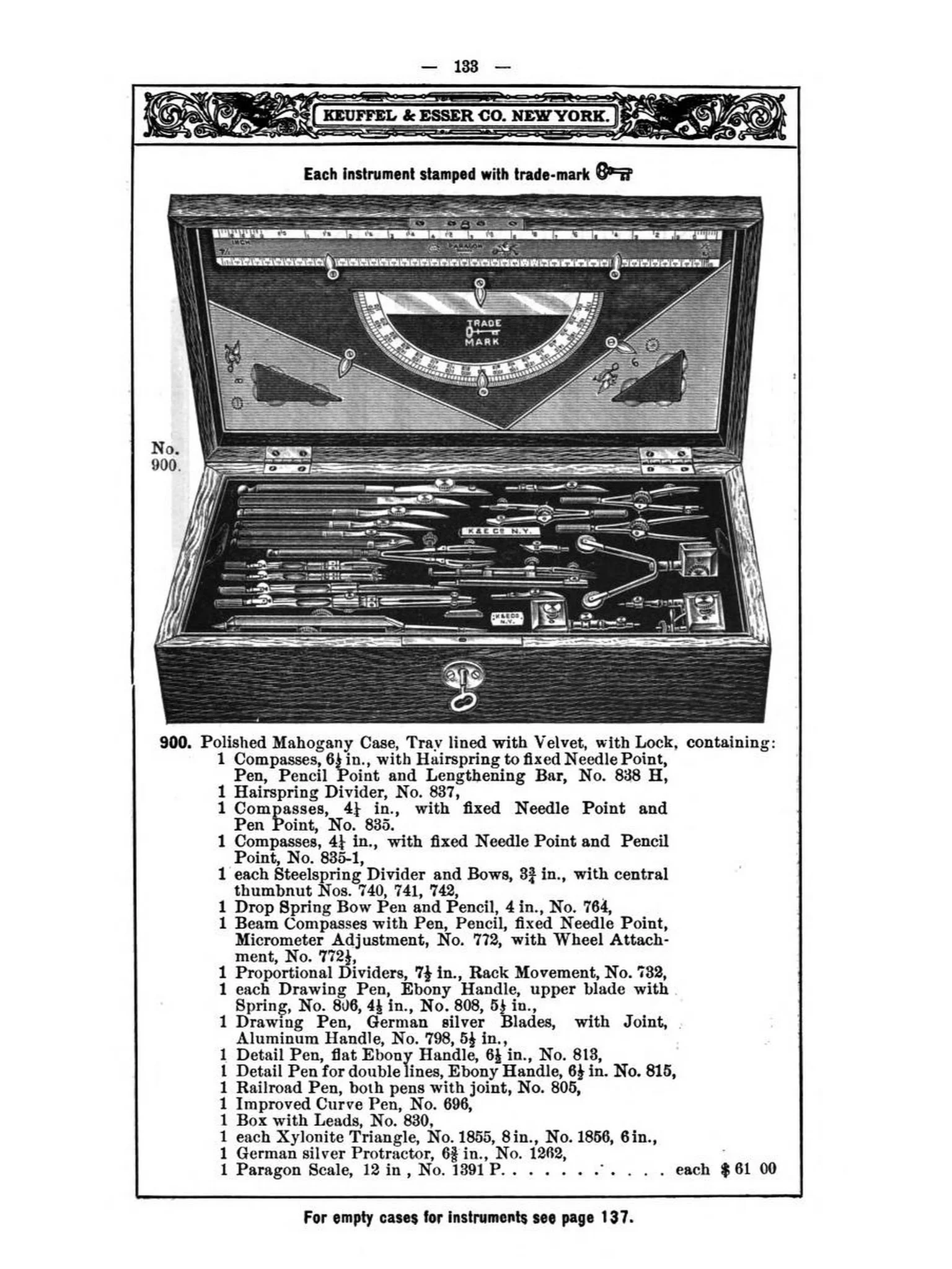 Catalog Page, Keuffel & Esser